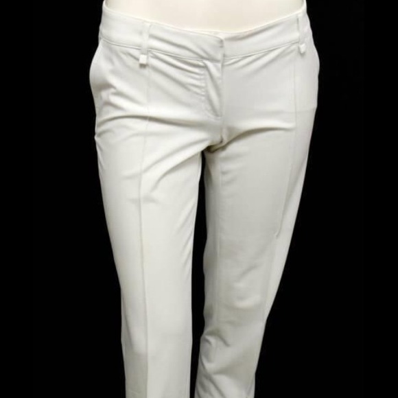 White size 42 Alexander McQueen pants.