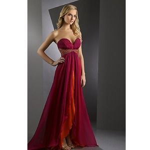 Bari Jay Strapless Prom Dress