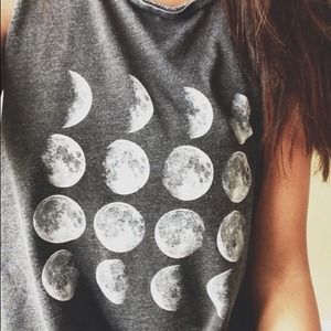 Brandy melville moon phase muscle tee