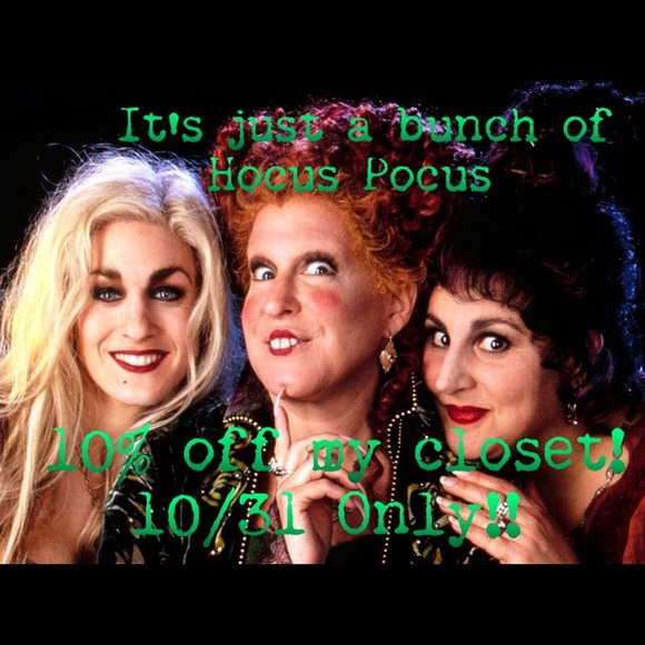 Halloween Saie!! 10% off my whole closet!