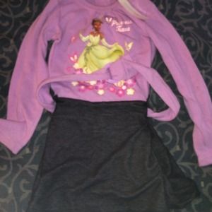 Princess tiana dress sz 3T