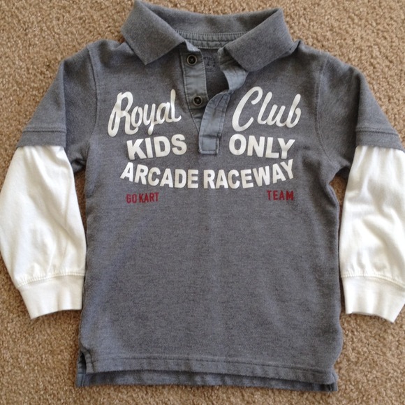 ♥️SOLD LOCALLY♥️Boys long sleeve polo