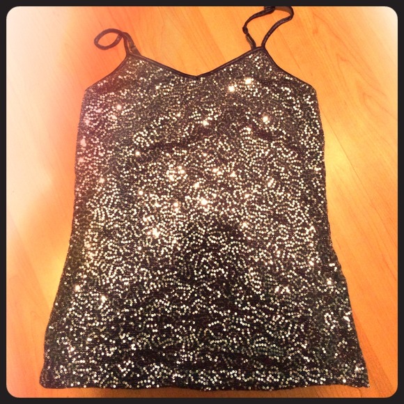 Sequin camisole
