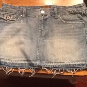 Blue jean skirt