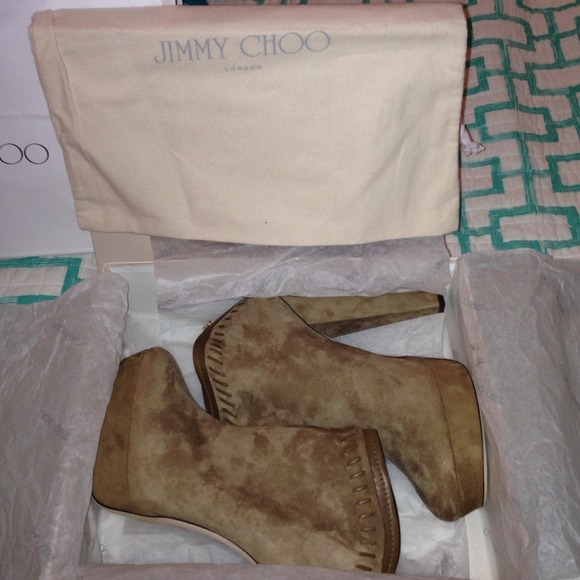 Jimmy Choo Suede Ankle Boot - Picture 2 of 4