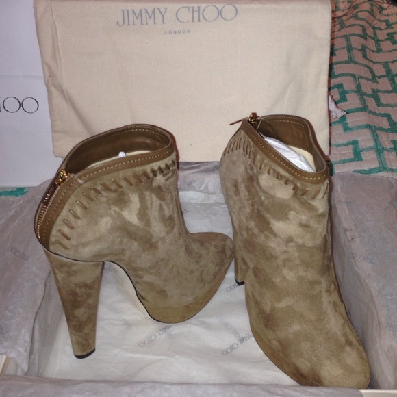 Jimmy Choo Suede Ankle Boot - Picture 3 of 4