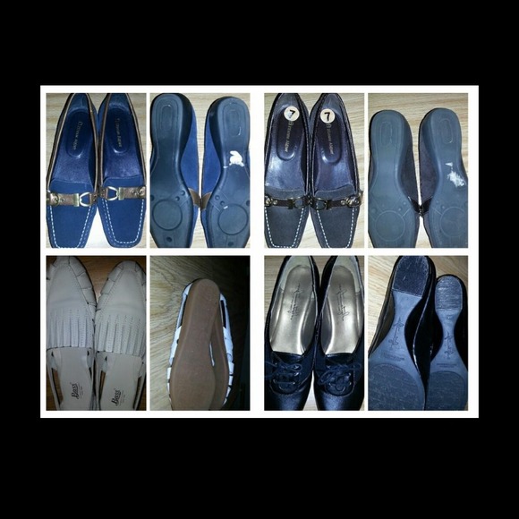 4 pair of women shoes