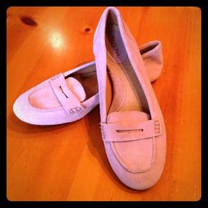 Merona Pink Suede Loafers