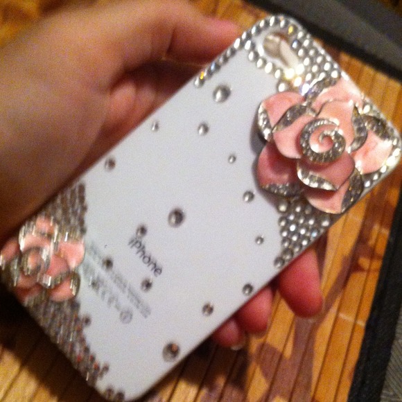 🌟sold🌟 Iphone 4 flower clear cover