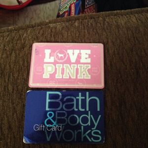 For @KIYY 47.52 bath&body & 72.89 VS gift card