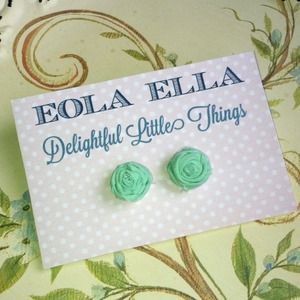 Rosette Earrings