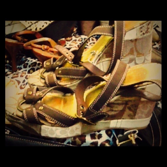 Coach wedges