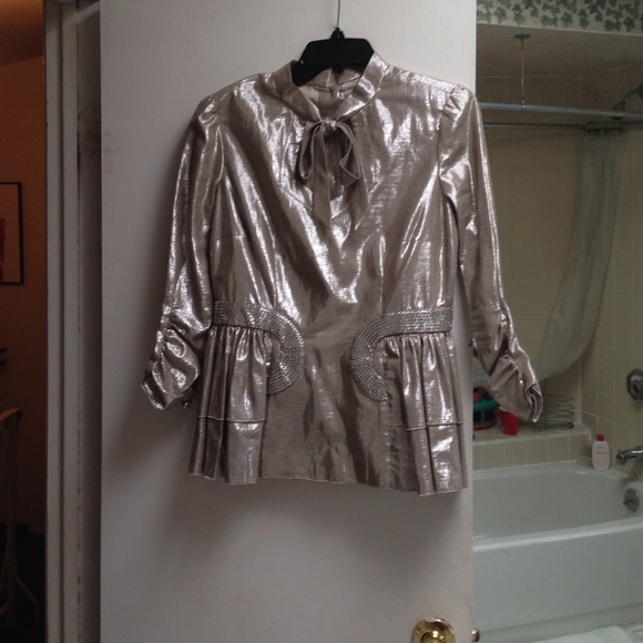 Silver shirt