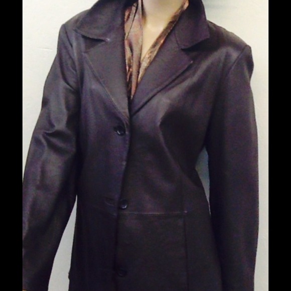 Jessica Holbrook washable leather jacket
