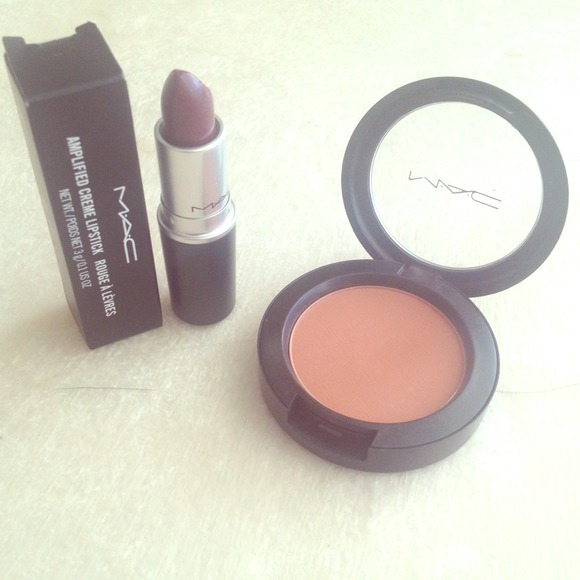 Mac lipstick and blush