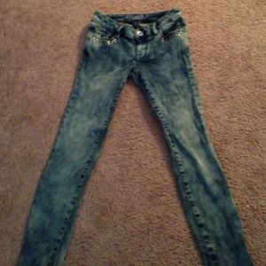 Studded bullhead denim jeans size 0 PacSun