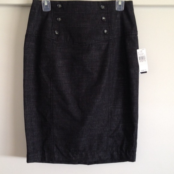 Dark denim pencil skirt - Picture 1 of 1