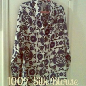Beautiful Silk "Button Down"