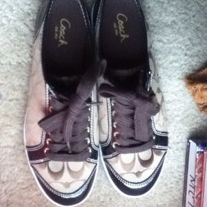 Cute Coach Sneakers:) PRICE NOT FIRM