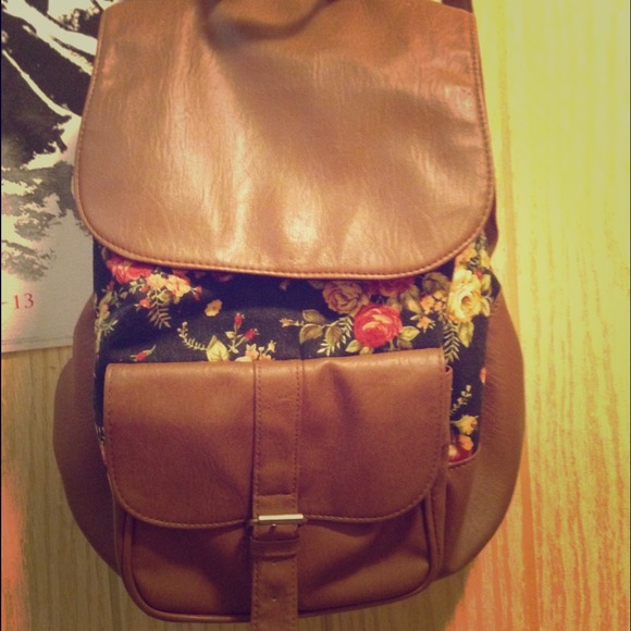 Floral backpack