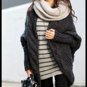 Batwing Sweater - Charcoal In Stock💗Host Pick💗