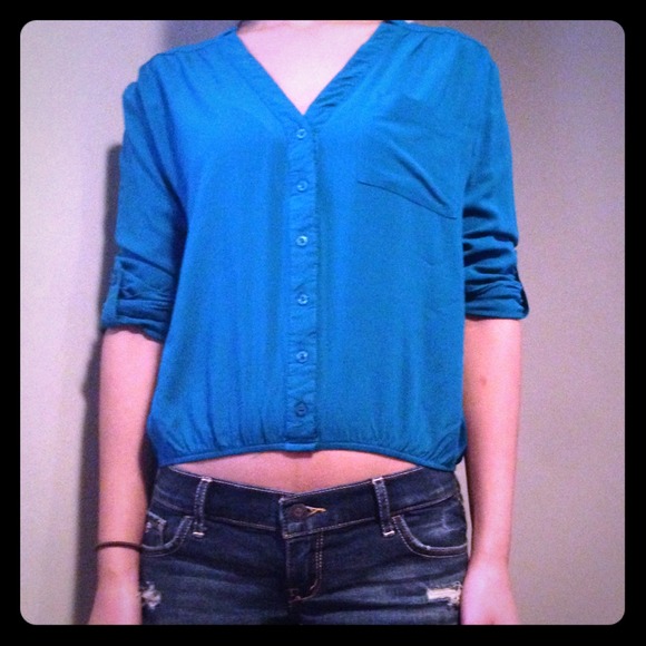 ON HOLD Zara top and express purse