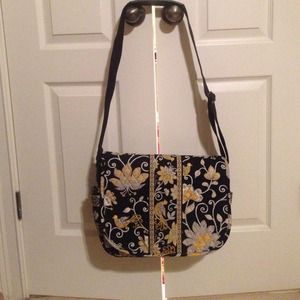 Vera Bradley 'yellow bird' shoulder bag