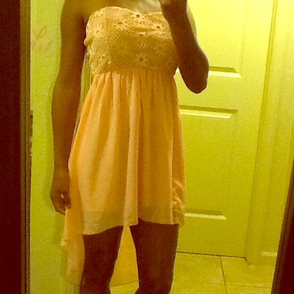 Beautiful Lace High Low Dress