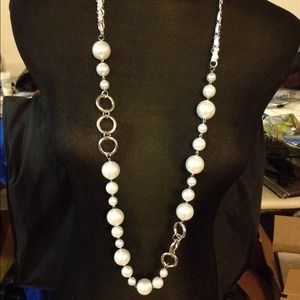 Long pearl like chain