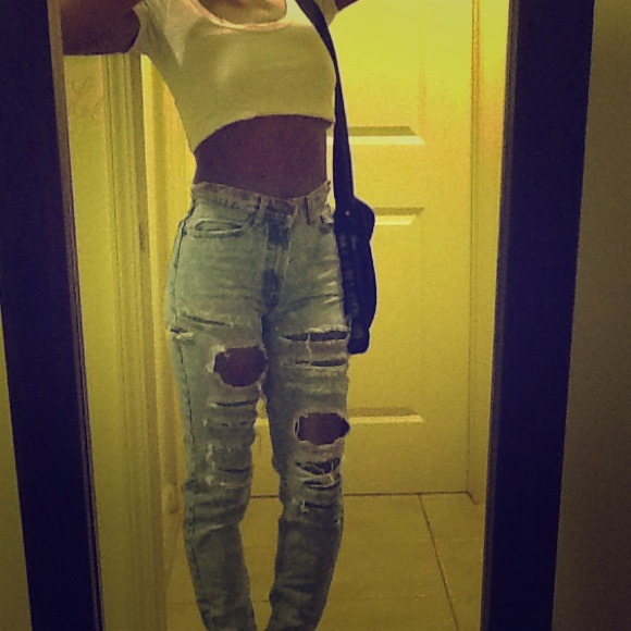 Distressed Levi's