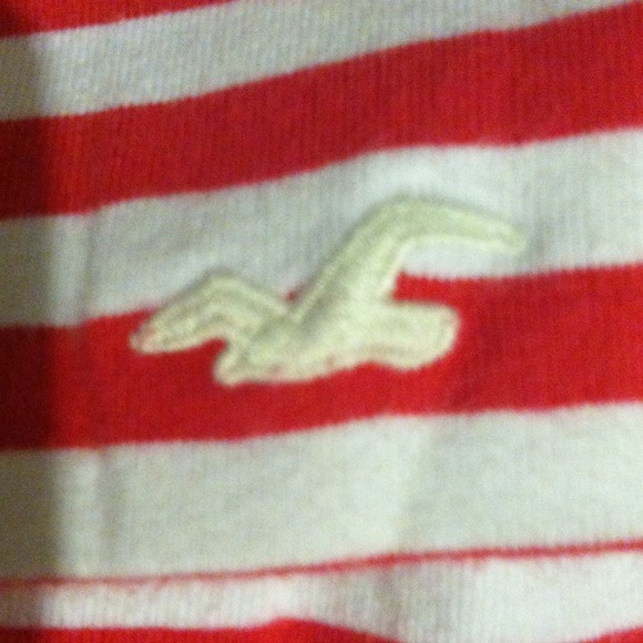 💟 Pink & White striped hollister yoga shorts! 💟✨ - Picture 3 of 3