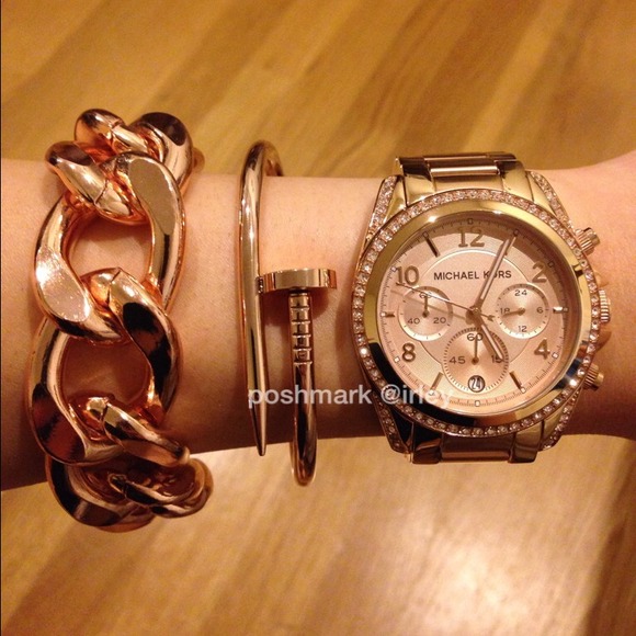 Jewelry - Rose Gold Chain Chunky Link Bracelet