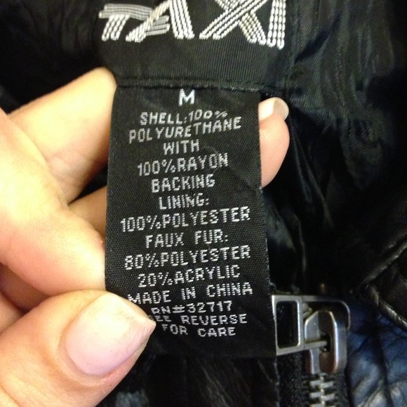 BLACK LEATHER JACKET - Picture 4 of 4