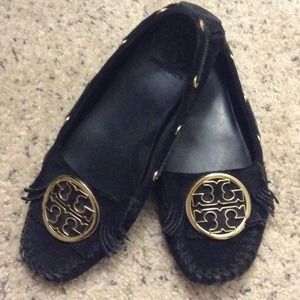 Tory burch black moccasin