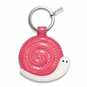 Coach Snail Keyring