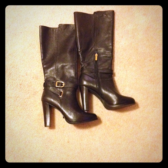 Banana Republic High heel real Leather boots