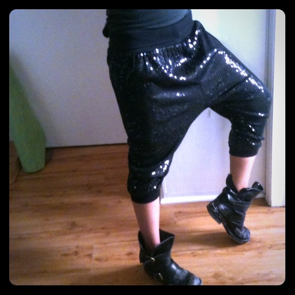 ✨SOLD✨River Island sequined  harem pants