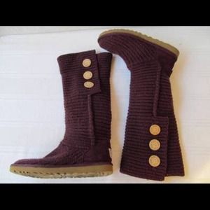 UGG Australia UGGS women's 7 burgundy pre-owned