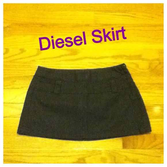 Dark Gray Diesel Skirt