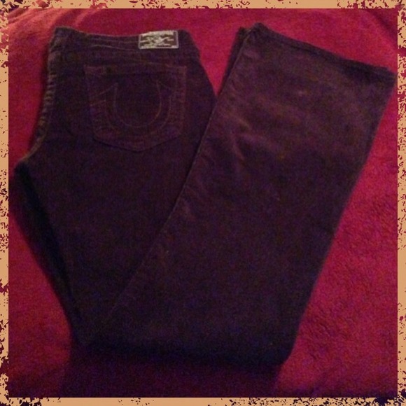 True Religion Pants - True Religion Joey Bootcut Brown Corduroy Pants