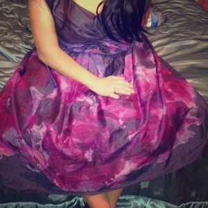 Beautiful Lela Rose high-low dress