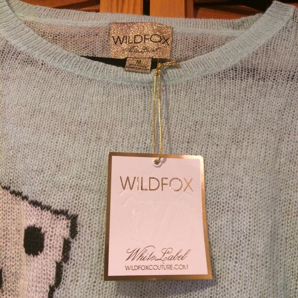 ❌Sold❌Wildfox Domino Effect Lenon Sweater - Picture 2 of 3
