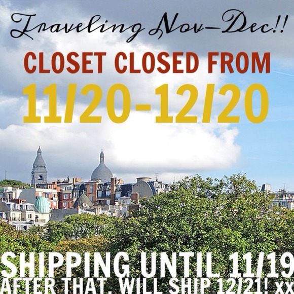 UPDATE: Travel Notice