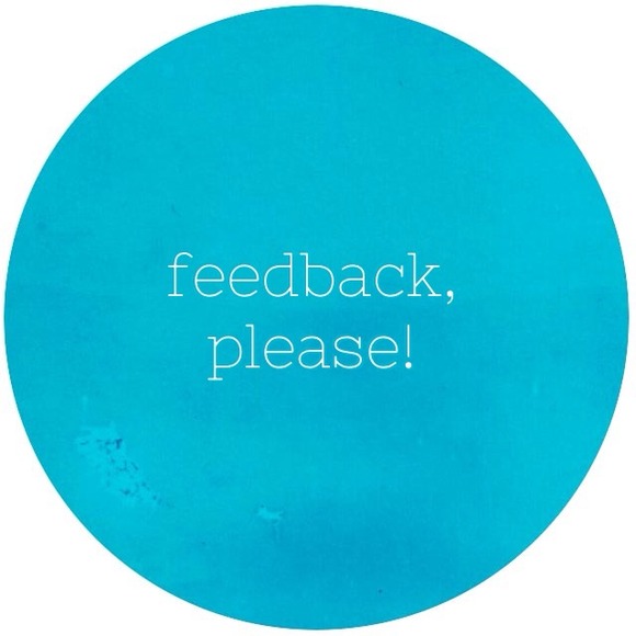 Please leave feedback!