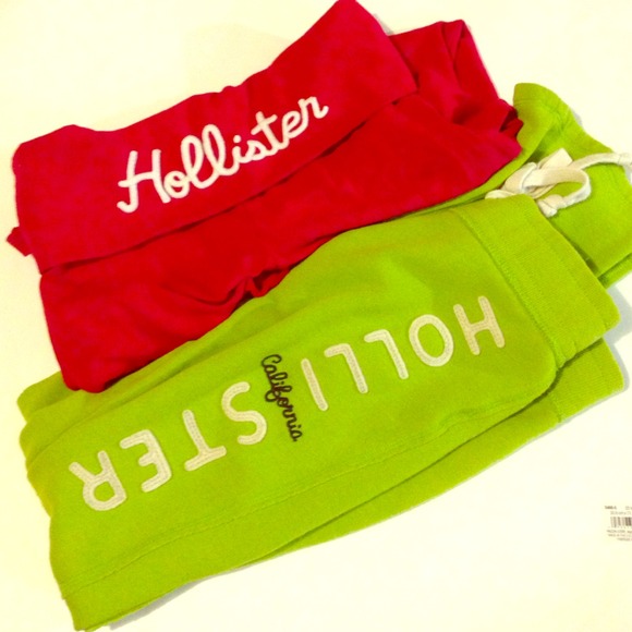 1 hollister yoga skinny in pink,1 hollister sweats