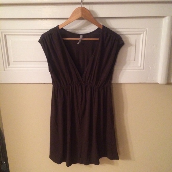 Brown swimsuit cover-up