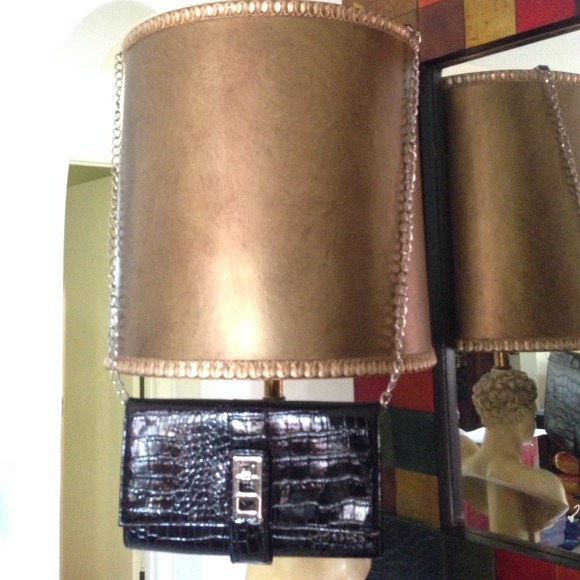Black shoulder/clutch bag