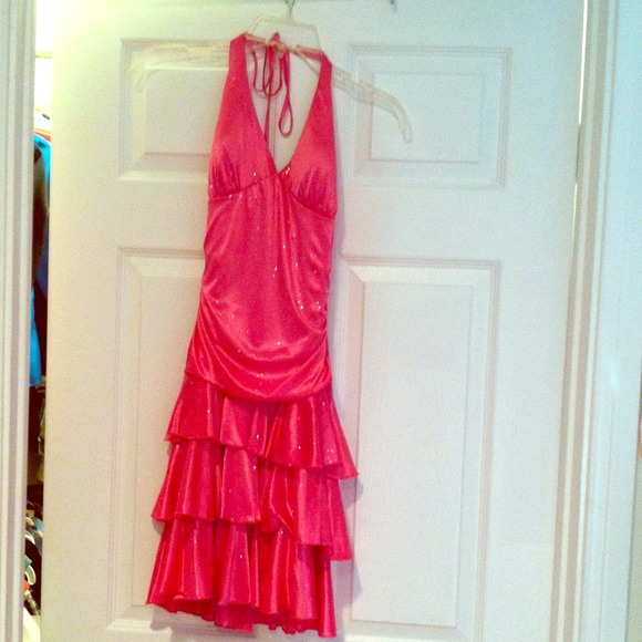 Pink party dress