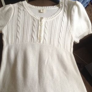 Old navy long white/cream sweater.