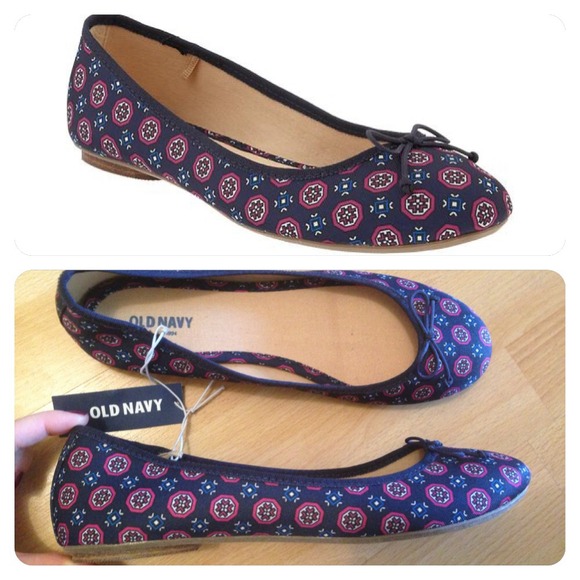 🚫Sold🚫Old Navy patterned ballet flats sz 8. NWT! - Picture 3 of 4